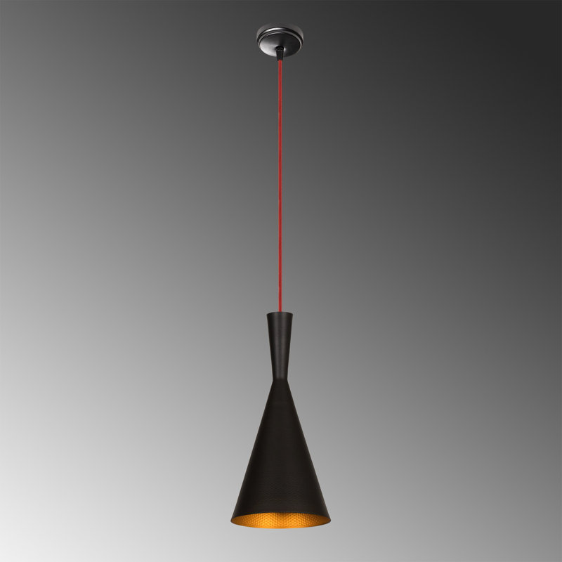 Luminaire suspendu conique à 1 lumière Linda
