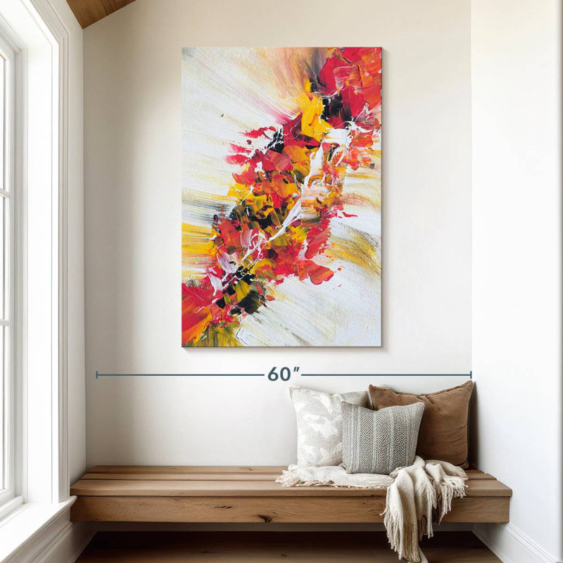 Avery Cryptic Abstract, 48" H x 32" W