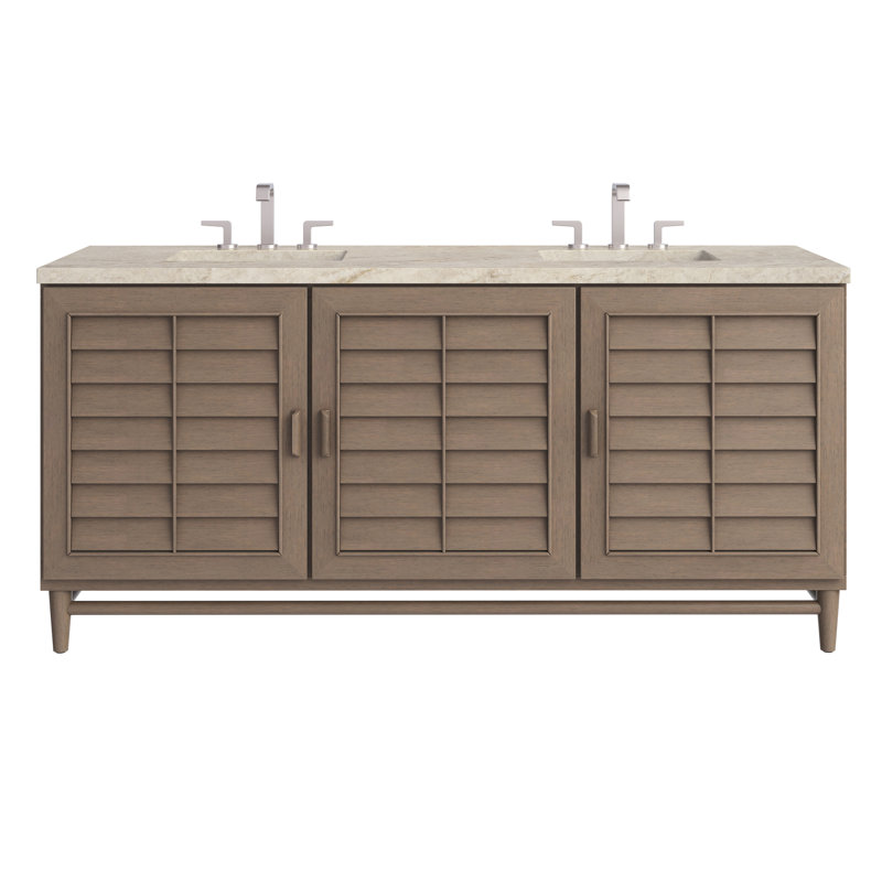 Portland 72'' W Double Vanity, Tajnar Eclos, Widespread