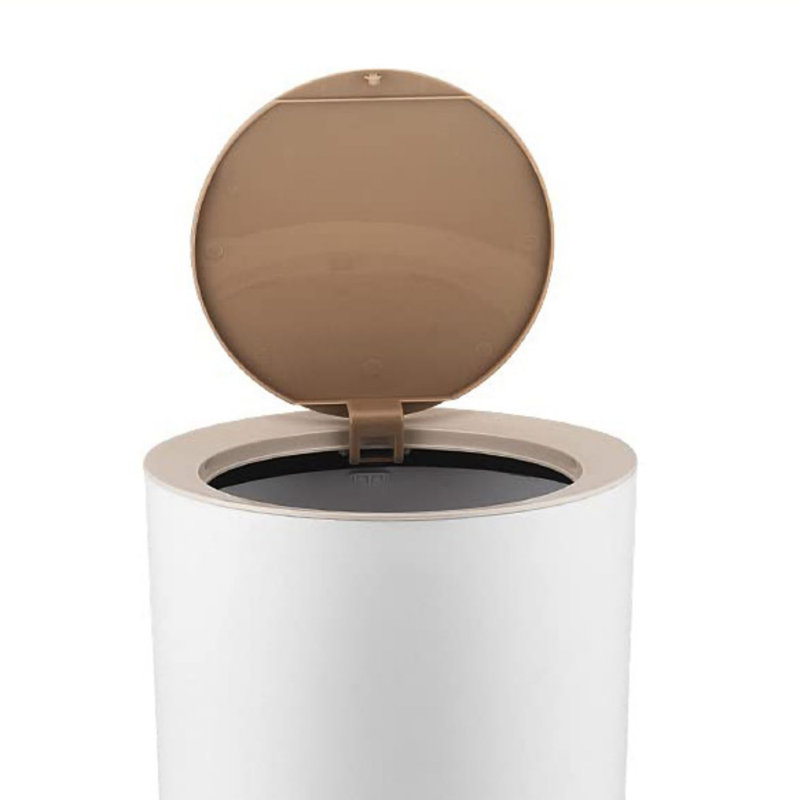 Garbage can with Press top Lid