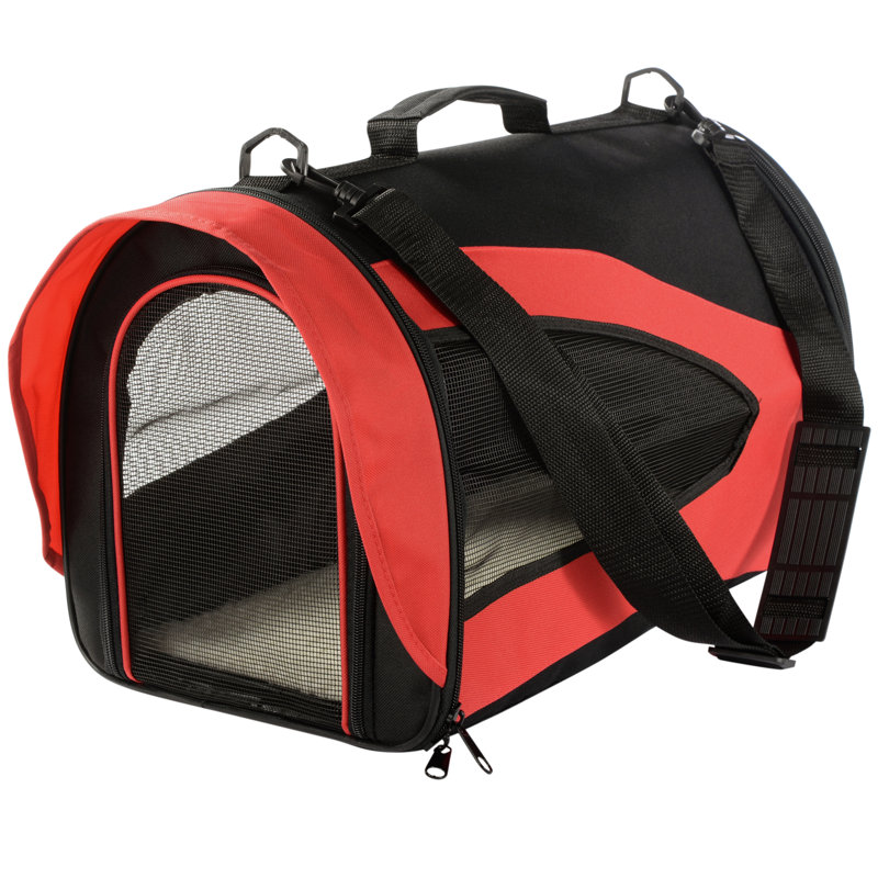 Chorley Collapsible Soft-Sided Crate with 1 Door, Red