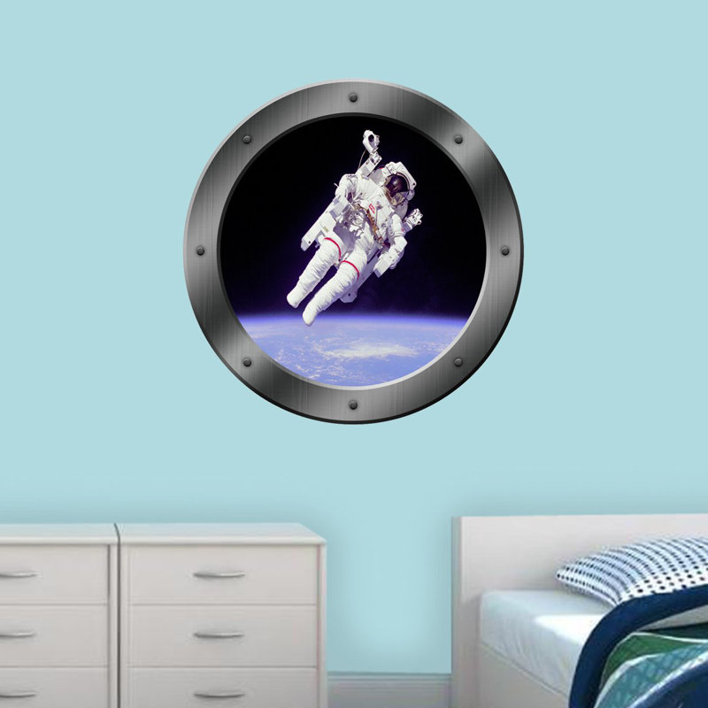 Décalcomanie murale « NASA Space astronaute » Steinway, H 24 po x L 24 po