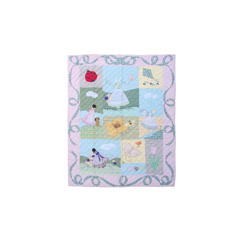 Sundress Rustic Cotton Patchwork Quilt, Full / Queen