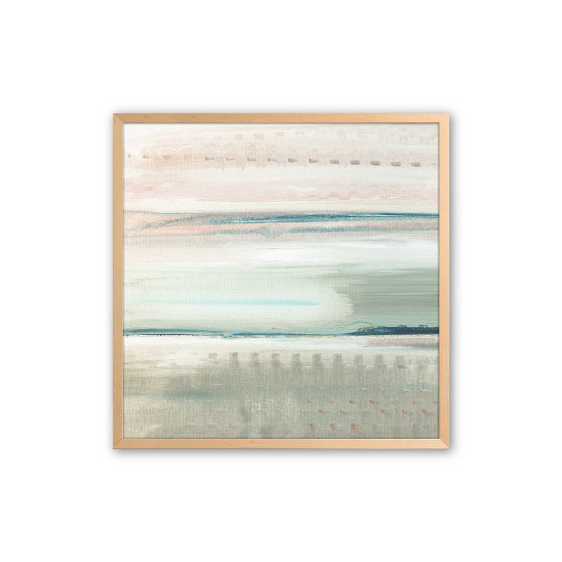 Hush of Dawn v2 Print, 17.75" H x 17.75" W x 1.25" D, Raw Maple Single Picture Framed Paper, 1