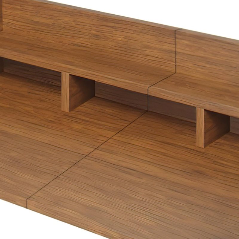 Over Washer and Dryer Shelf, Walnut Countertop Wood Organizer for Laundry Essentials