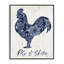 Impression florale de coq floral Rise & Shine, conception par Annie Lapoint-117387459-117387460