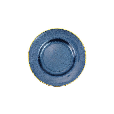 Metallic Handmade Glass Salad/Dessert Plate