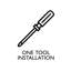 Plafonnier encastré simple à 1 lumière Kalona-164294550-203798974