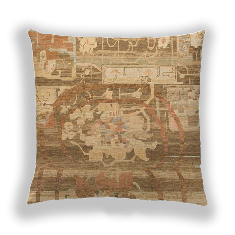 Coussin décoratif abstrait 1204, Microsuède