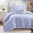 Soft Microfiber Bedding Sets, Twin Xl Ruffle Gingham Style For Home