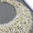 Preserved Bunny Tail Ring Design Wall Art 24" in Beige
