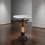 Table d'appoint avec tête de cerf et table d'appoint