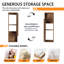 Rangement de salle de bain simple 12 po avec porte à fermeture douce