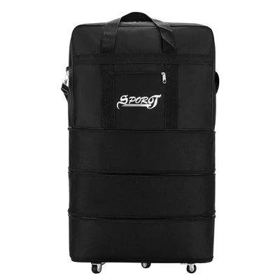 Grande valise de voyage à roulettes pliable 32 po 42 po