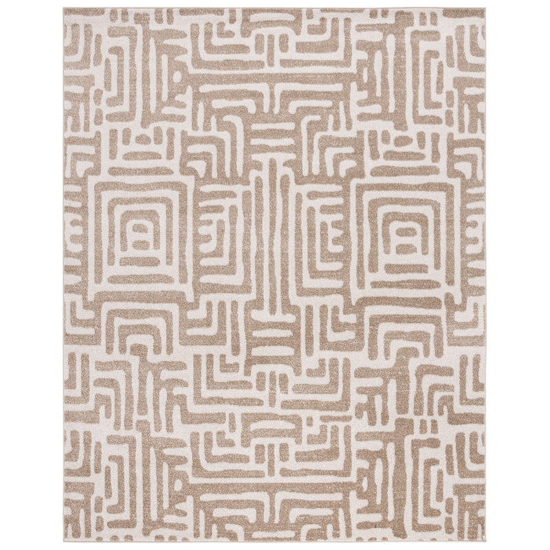 Tapis géométrique Emmalisa Performance, Rectangle 8 pi x 10 pi