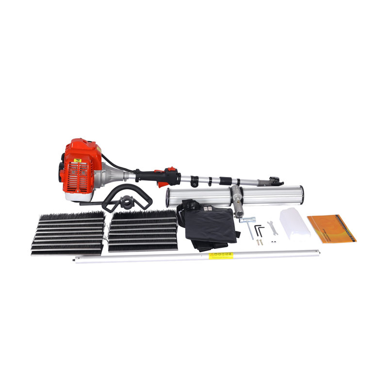 snow sweeper GASOLINE POWERED BROOM SWEEPER, 52CC 2 STROKE, BROOM BRUSH 24x9" EPA