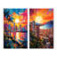 «City Maui Popart», 2 pièces sur toile-1191601234-1191601247