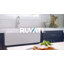 Ruvati 33 x 20 inch Fireclay Reversible Farmhouse Apron-Front Kitchen Sink  - Emerald Green