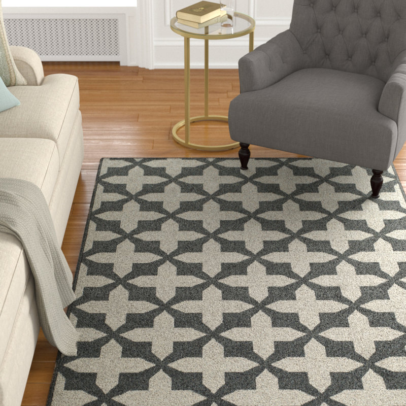 Tapis gris anthracite Ashleigh, Rectangle 6 pi 7 po x 9 pi 6 po