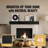 Ebern Designs Fireplace Mantel Wood Shelf Floating Rustic Fireplace Mantel 48"-1981874884