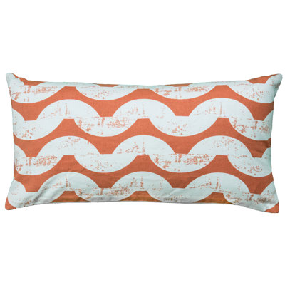 Ampelius Chevron Reversible Throw Pillow