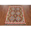 Tapis décoratif géométrique en laine Kilim