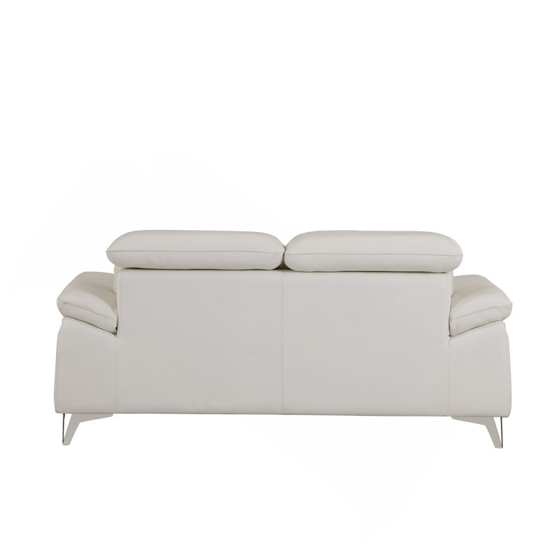 Causeuse en cuir italien Global United