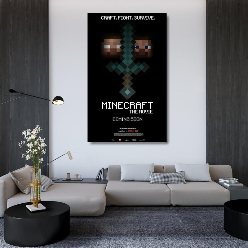 Minecraft, 48" H x 29" W