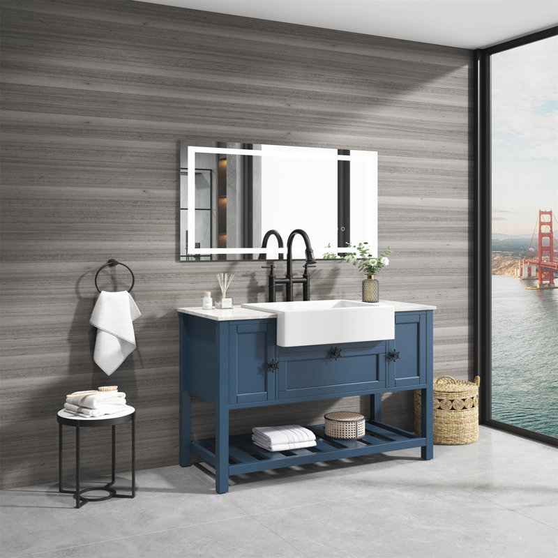 Solid Wood Bathroom Vanities Without Tops 48 In