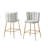 Chanett Upholstered Counter Stool with Metal Frame-1107988013-1107988012