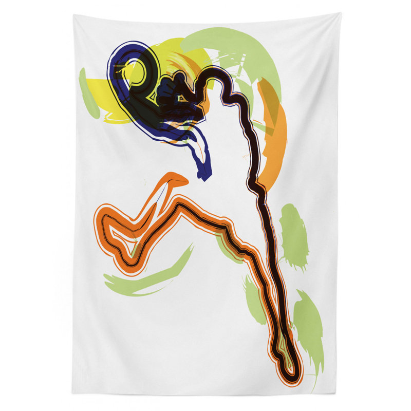 Nappe d’esquisse de the man playing illustration de la passion de la passion, 70 po x 52 po