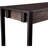 Narrow Console Table, 54", Burnt Oak, Black