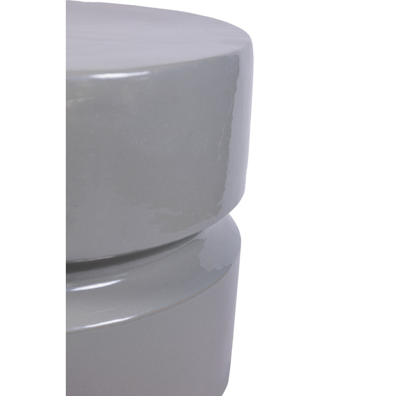 Tabouret d'appoint Balance, Sauge lustré
