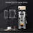 HiBREW H11 Compact Semi-Automatic Espresso Machine with Professional Steam Wand & Rapid Heating Technology – Stainless Steel Finish
