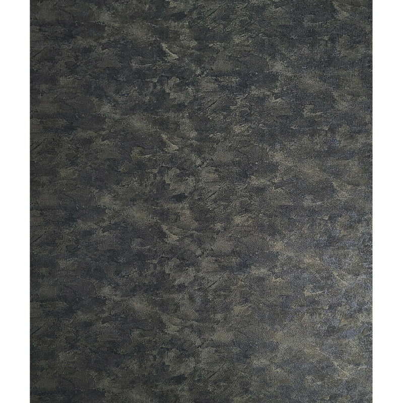 Papier peint imitation bronze foncé texturé