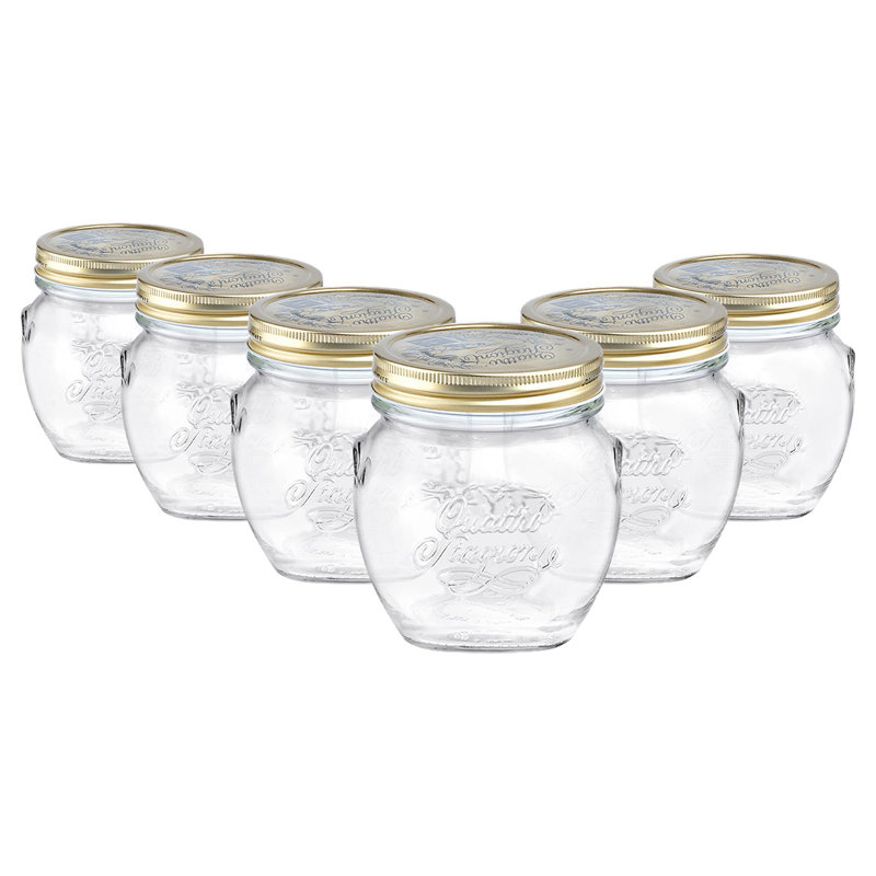 Quattro Stagioni Glass Storage Jars - 500ml