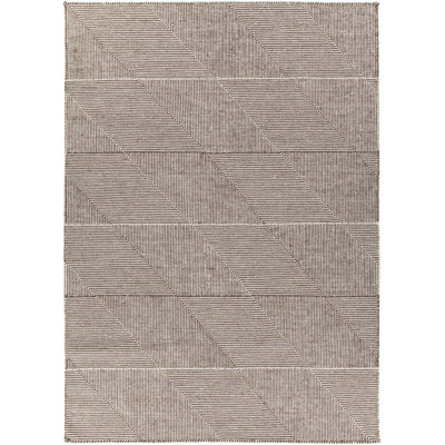 Tapis brun tissé à la main Carnes