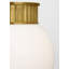 Cavill Flush Mount with White Glass-510691553-510691565