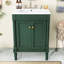 Meuble-lavabo simple 24 po avec plateau en céramique Sunde-1033434006