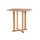 Essential Outdoor Square Teak Bar Table
