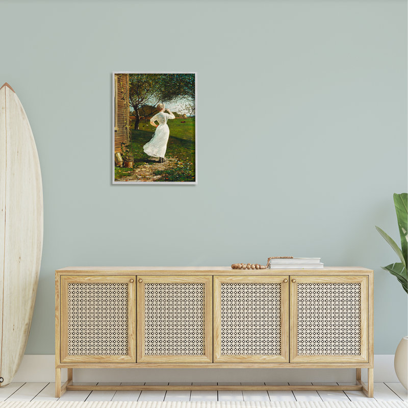 Femme classique instrument rustique, H 30 po x l 24 po x P 1,5 po, Estampe numérique Farmhouse