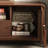 Black walnut solid wood TV cabinet
