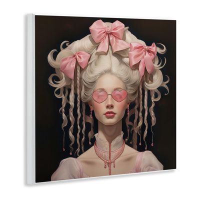 Plaque murale rococo femme opulente, design par Grotto Studios