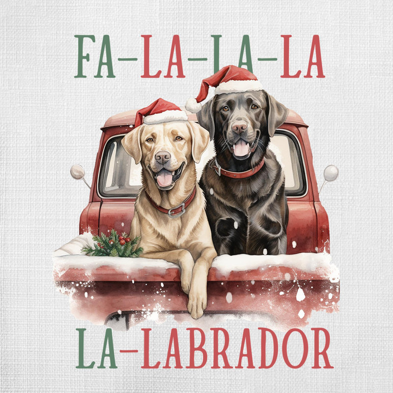 Coussin décoratif 10_labrador, 16 po x 16 po