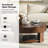 Jadida Haroldo Modern 31.25"W Solid Wood Coffee Table with Lower Storage Shelf and Fluted Design-1656229067