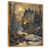 Toile avec cadre flottant or