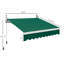 Auvent de terrasse mural rétractable L 98,5 po x l 78,8 po-788259819