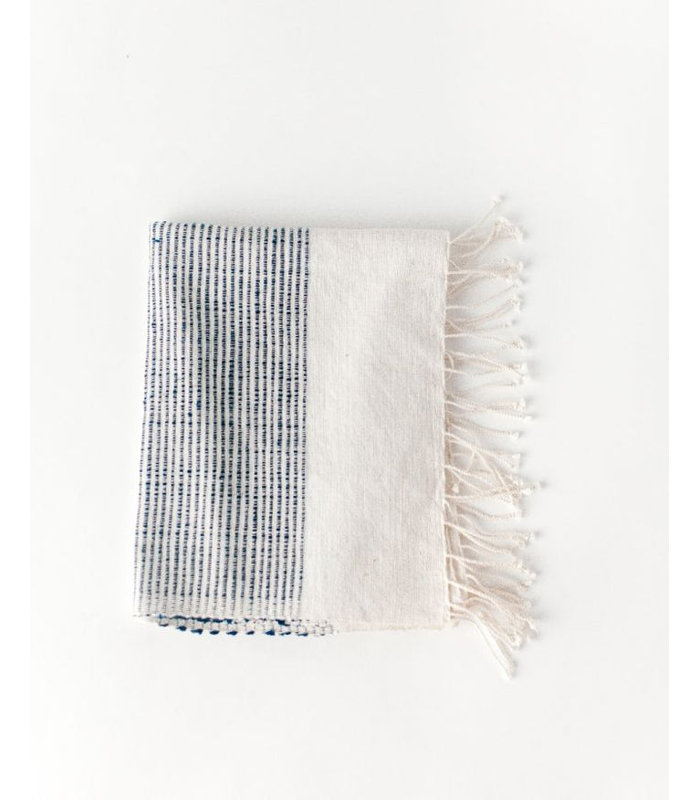 Riviera Cotton Hand Towel, Blue
