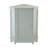Gray Corner Storage Cabinet with Adjustable Shelves for Bathroom-1070772320