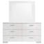 Commode 6 tiroirs avec miroir Dulcey